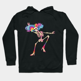 Dancing Skeleton Rainbow Hoodie